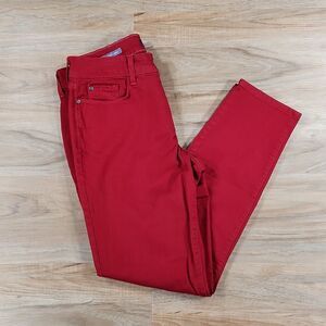 ☔️🔸️NYDJ Burgundy Clarissa Ankle Jeans Size 6/28